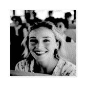 School Bus Driver Photo Customize Rubberstempel (Afrduk)