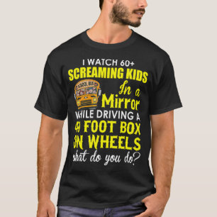 School Bus Driver School Bus Driver Waardering T-shirt