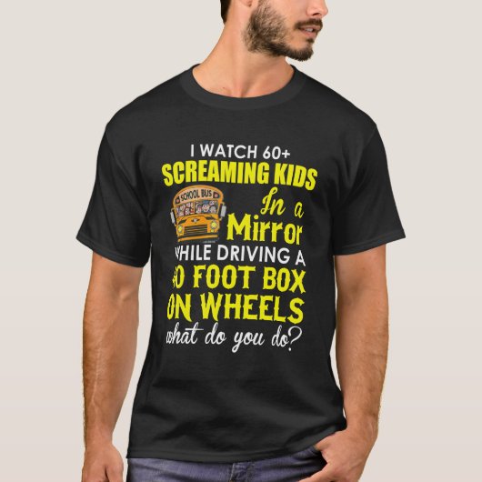 School Bus Driver School Bus Driver Waardering T-shirt (Voorkant)