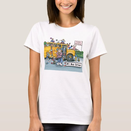 School Bus Driver Shirt (Voorkant)