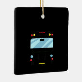 School Bus Driver Simple Halloween Costume Kids Keramisch Ornament (Rechts)