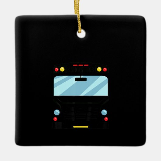 School Bus Driver Simple Halloween Costume Kids Keramisch Ornament (Voorkant)