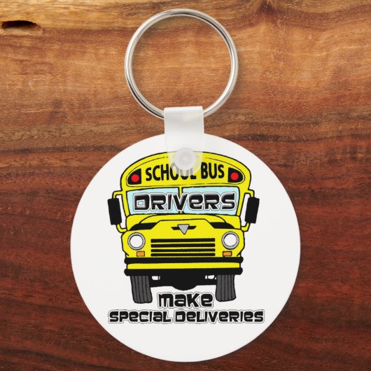School Bus Driver Sleutelhanger (Voorkant)