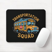 School Bus Driver Transport Squad Muismat (Met muis)