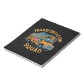 School Bus Driver Transport Squad Notitieblok (Linkerzijde)