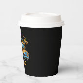 School Bus Driver Transport Squad Papieren Bekers (Links)