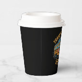 School Bus Driver Transport Squad Papieren Bekers (Rechts)