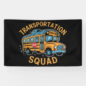 School Bus Driver Transport Squad Spandoek (Horizontaal)