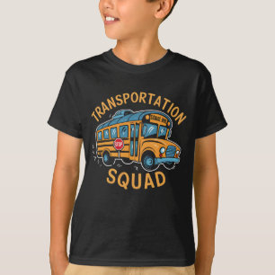 School Bus Driver Transport Squad T-shirt