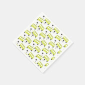 School-bus driver Yellow Confetti Teacher Servet (Hoek)