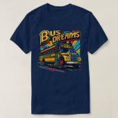 School Bus Dromen 1 T-shirt (Design voorkant)