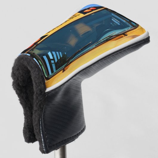 School Bus Front Uitzicht Golfheadcover (3/4 voorkant)