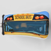 School Bus Front Uitzicht Golfheadcover (Voorkant)