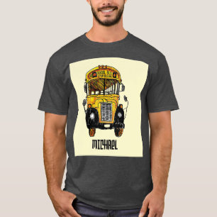School Bus I Watch Screaming Kinder Funny School B T-shirt