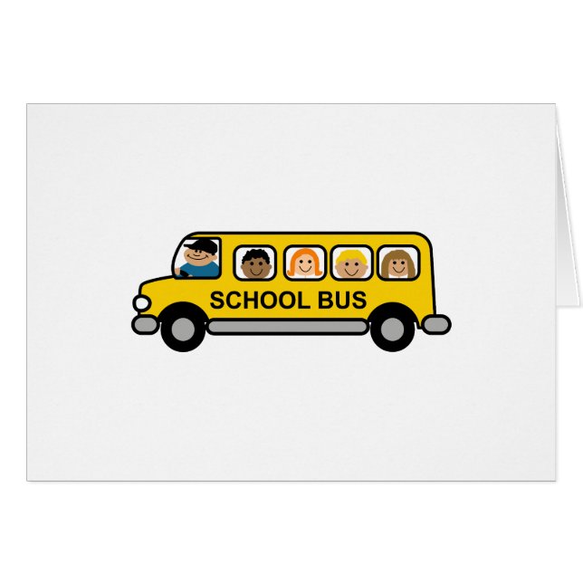 School Bus Kinder (Voorkant Horizontaal)