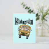 School Bus Kindergarten Tshirts en Gifts Briefkaart (Staand voorkant)