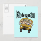 School Bus Kindergarten Tshirts en Gifts Briefkaart (Voorkant / Achterkant)