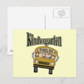 School Bus Kindergarten Tshirts en Gifts Briefkaart (Voorkant / Achterkant)
