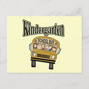 School Bus Kindergarten Tshirts en Gifts Briefkaart