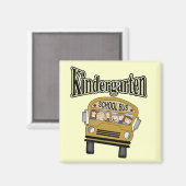 School Bus Kleuterschool Tshirts en geschenken Magneet (Voorkant / Achterkant)