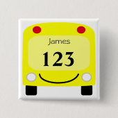 School Bus Label Button (Voorkant)