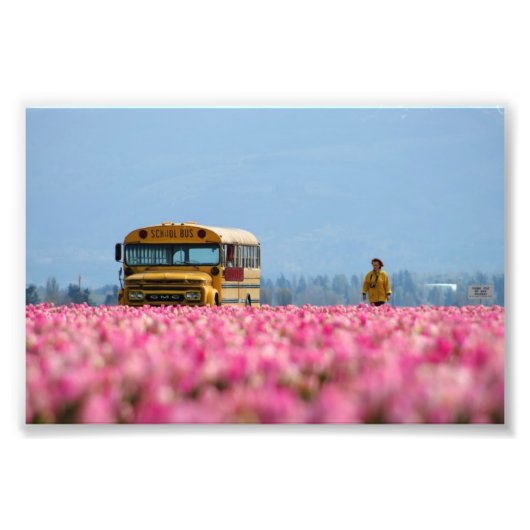 School Bus, Magic Bus. Foto Afdruk (Voorkant)