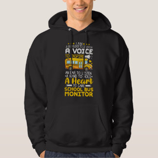 School Bus Monitor A Shoulder To Lean On A Voice T Hoodie