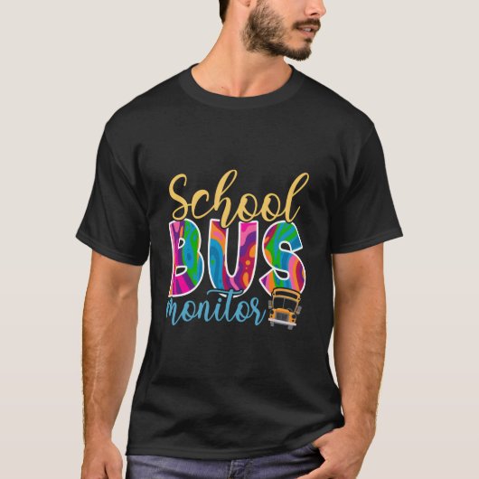 School Bus Monitor T-shirt (Voorkant)