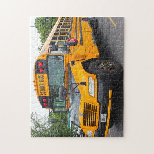 School Bus Montreal. Legpuzzel (Verticaal)