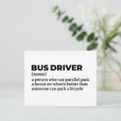 School Bus Operator Definition Briefkaart (Staand voorkant)