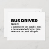 School Bus Operator Definition Briefkaart (Voorkant / Achterkant)