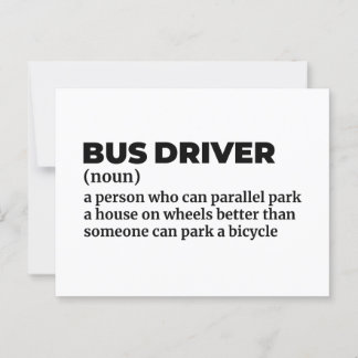 School Bus Operator Definition Briefkaart