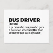 School Bus Operator Definition Briefkaart (Voorkant)