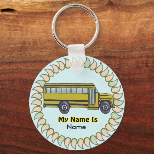 School Bus sleutelhanger (Voorkant)