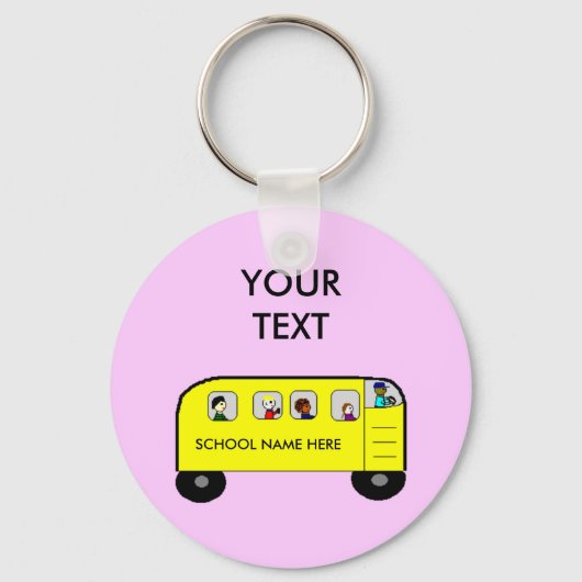 SCHOOL BUS - sleutelhanger (Voorkant)