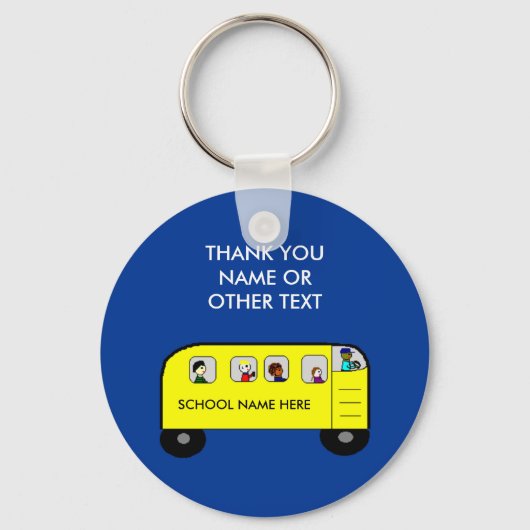 SCHOOL BUS - sleutelhanger (Voorkant)