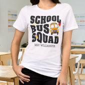 School Bus Squad Geel Tri-Blend Shirt