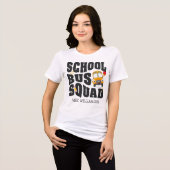 School Bus Squad Tri-Blend Shirt (Voorkant volledig)