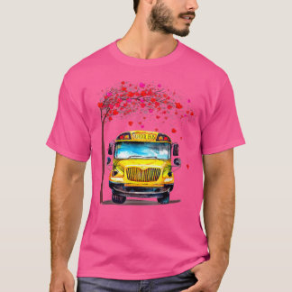 School Bus Valentijn met Tree Heart School Bus Dr. T-shirt