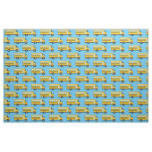 School Bus Vehicles Cute Kinder Stof (Fat Quarter)
