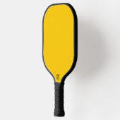 School Bus Veiligheid Geel Herfst Herfst Effen Kle Pickleball Paddle (Links)