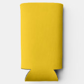 School Bus Veiligheid Geel Herfst Herfst Effen Kle Seltzer Blikjeskoeler (Achterkant)