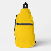 School Bus Veiligheid Geel Herfst Herfst Effen Kle Sling Bag (Voorkant)