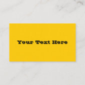 School Bus Veiligheid Geel Herfst Herfst Effen Kle Visitekaartje (Achterkant)