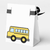 School Bus Verjaardag Bedankdoosjes (Achterkant)