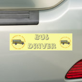 School Bus Wheels Bumpersticker (Op auto)