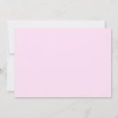 School Bus Wielen Roze Kaart (Achterkant)