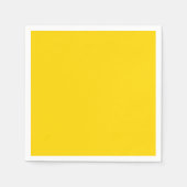 School Bus Yellow Standard Cocktail Paper Napkin Servet (Voorkant)