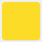 School Bus Yellow Vierkante Sticker (Voorkant)