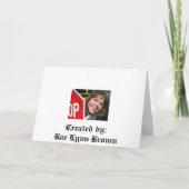 School-busbegeleider Bedankkaart (Achterkant)